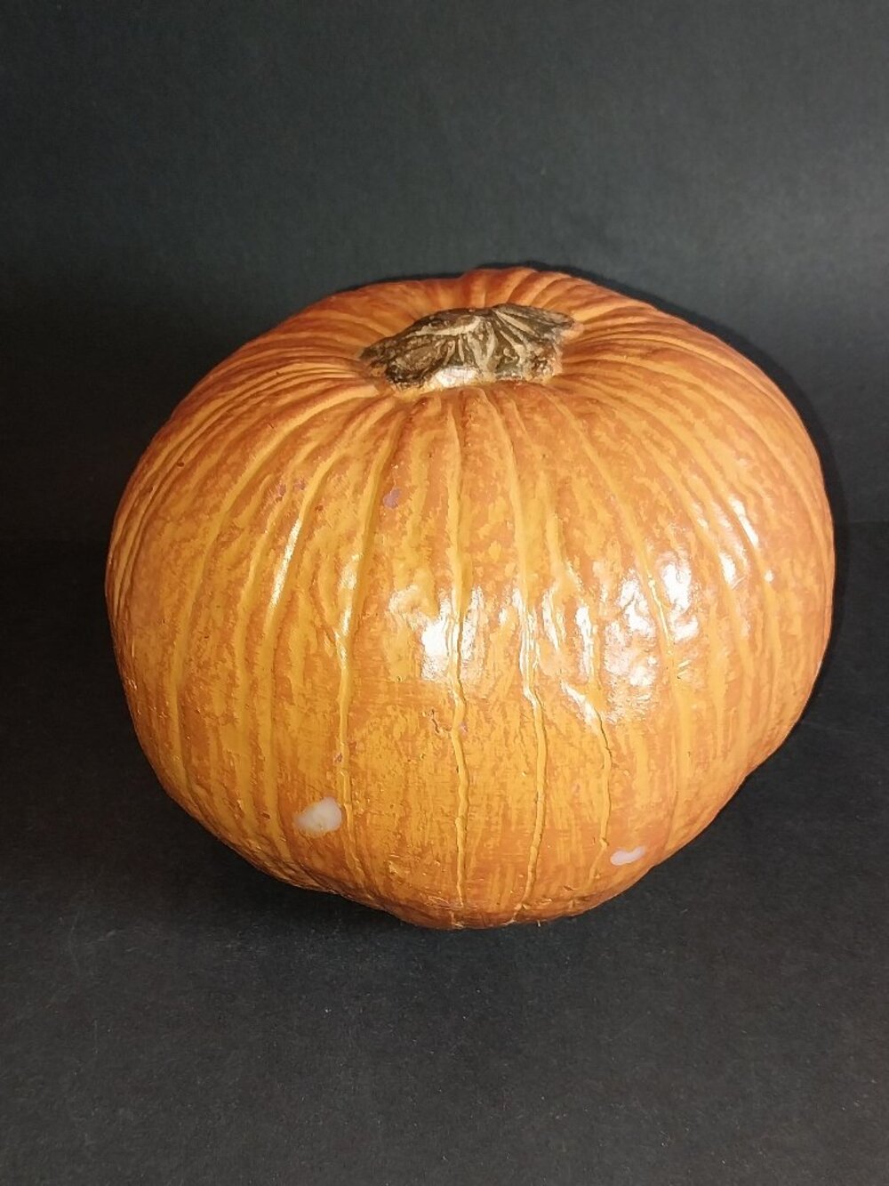 Pottery Barn LARGE PUMPKIN CANDLE FALL DECOR  100 Hours Burn New